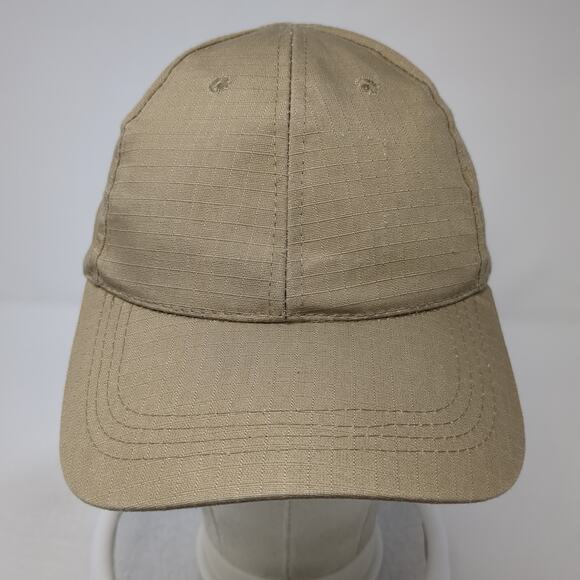 Thunder Strapback Baseball Cap Brown One Size Adjustable 6 Panel Blank - Picture 2 of 7